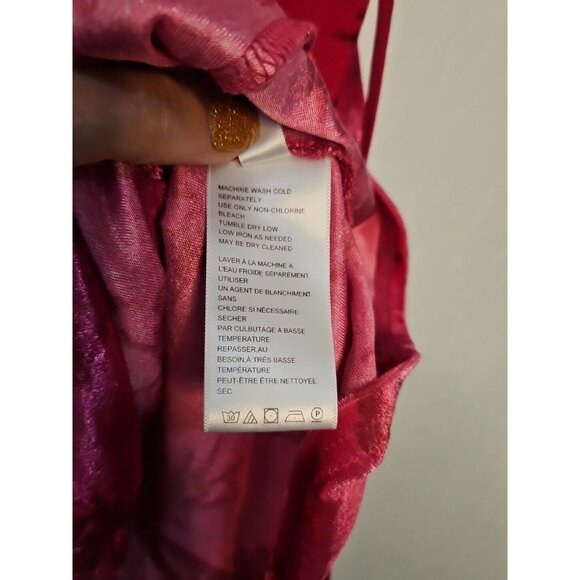 Women Urban Outfitters Velvet Babydoll Tank Cami Mini Pink Y2k Halter Barbiecore - Picture 8 of 9